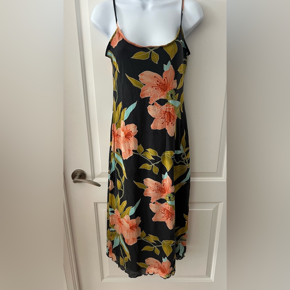 Floral Spaghetti Strap Dress